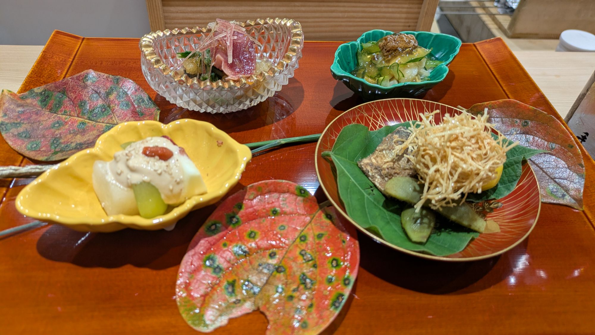 Autumn Japanese Cuisine as Art